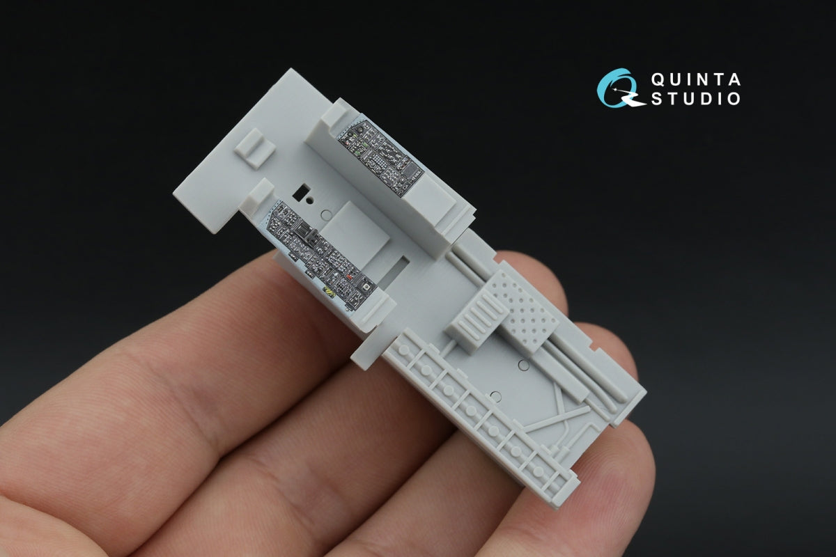Quinta Studio QDS-48597 F-15A/F-15C Early/F-15J Early 3D-Printed &amp;amp; colored Interior on decal paper (Hasegawa) (Small version) 1/48 – image 10