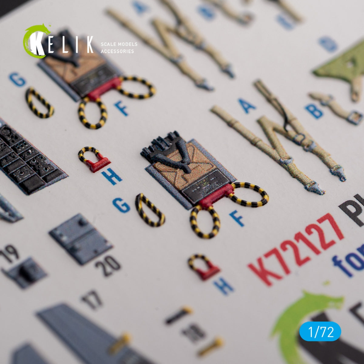 KELIK K72127 FG.1 Phantom - interior 3D decals for Airfix kit 1/72 – Bild 4