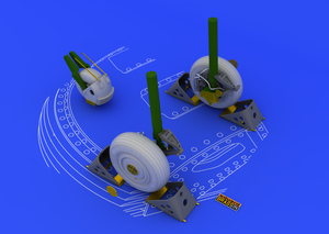 Eduard 648053 Su-27 wheels 1/48 (Academy) – Bild 2