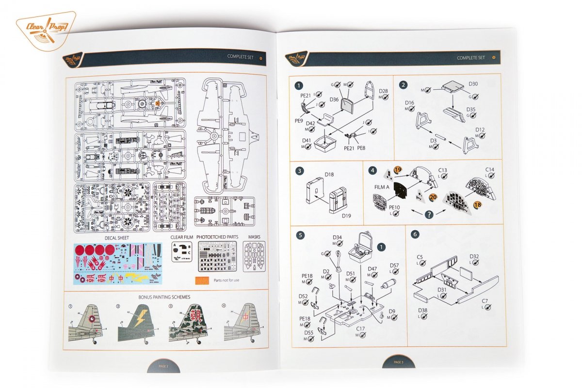 Clear Prop! CP72011 Ki-51 Sonia ADVANCED KIT 1/72 – Bild 8