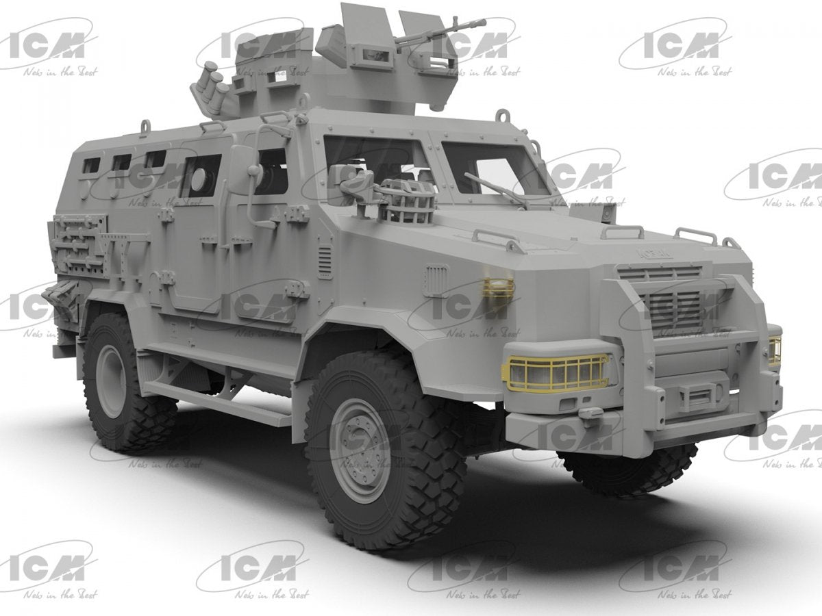 ICM 35014 Kozak-2 Ukrainian MRAP-class Armored Vehicle 1/35 – zdjęcie 4