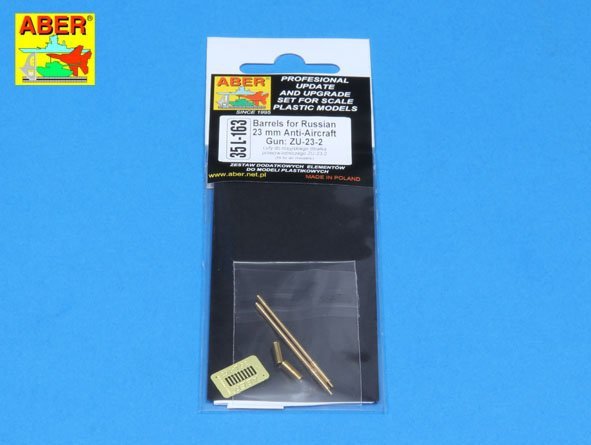 Aber 35L-163 Barrels for Russian 23 mm Anti-Aircraft Gun: ZU-23-2 1/35 – immagine 6