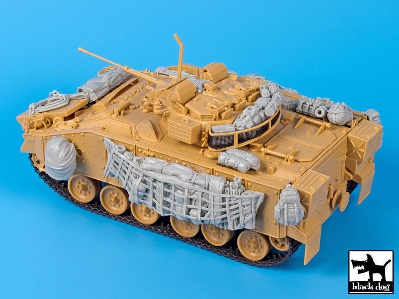 Black Dog T35112 British Warrior MCV accessories set 1/35 – image 4