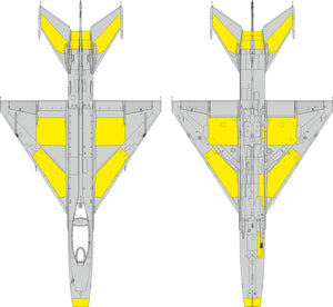 Eduard EX1193 MiG-21F surface panels Mask Set for EDUARD 1/48