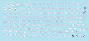 Star Decals 72-A1172 IDF Generic Markings # 1. Israeli brigade/unit insignia markings for tanks and AFVs. 1/72 – image 2