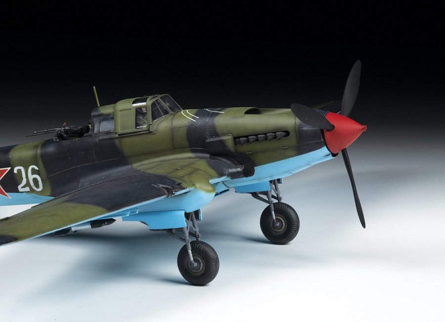 Zvezda 4826 Soviet two-seat attack aircraft IL-2 shturmovik (mod.1943) 1/48 – imagen 7