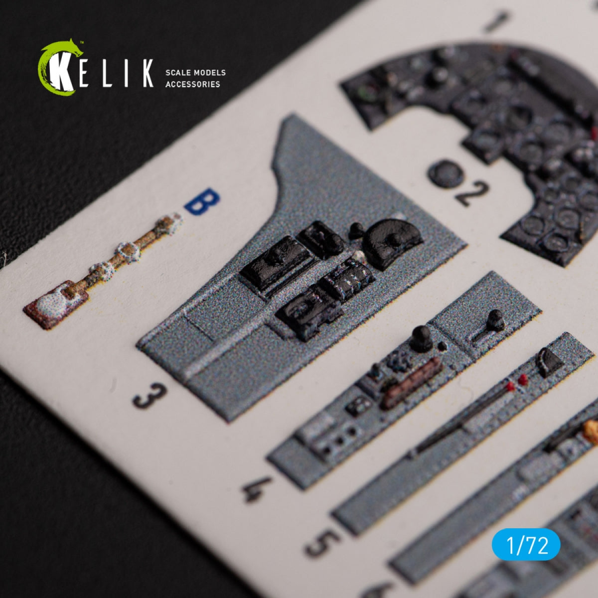 KELIK K72153 Hawker Sea Fury FB.11 - interior 3D decals for Trumpeter kit 1/72 – image 5