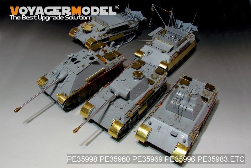 Voyager Model PE35998 WWII German FlaKPanzer V FlaKvierling 20mm MG 151/20 Basic For TAKOM 2105 1/35 – image 15