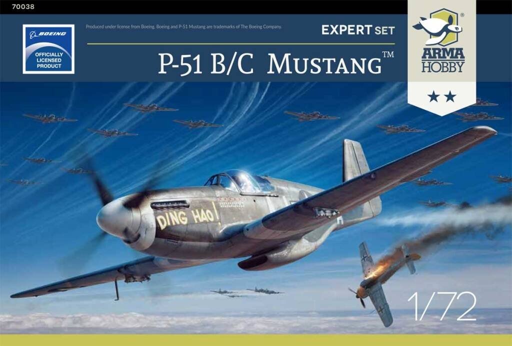 Arma Hobby 70038 P-51 B/C Mustang™ Expert Set 1/72 – Bild 2