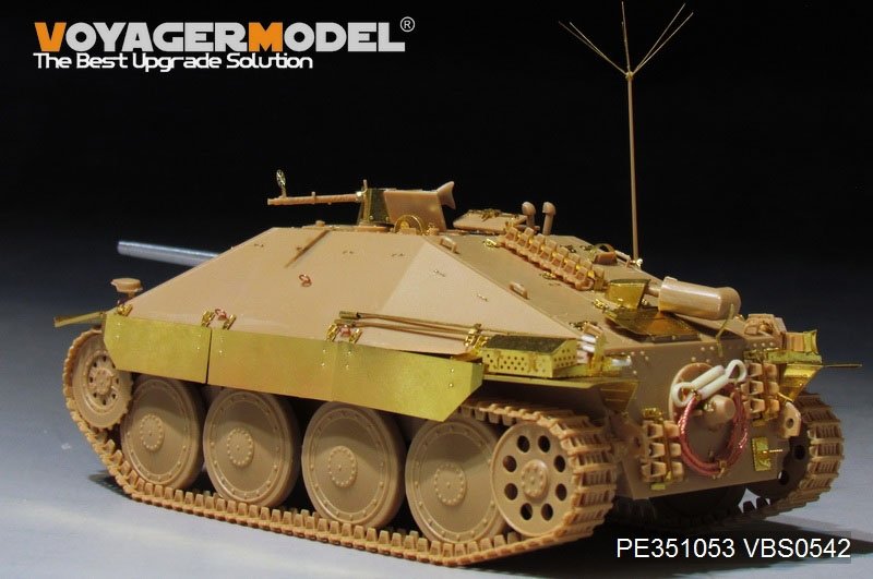 Maquette Voyager PE351053B Chasseur de chars allemand Sd.Kfz.138/2 Hetzer, version tardive (la version B inclut le canon), pour maquettes ACADMY 13230/13277 au 1/35 – image 6