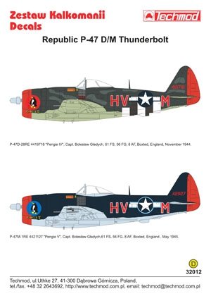 Techmod 32012 - Republic P-47D/M Thunderbolt 1/32 – immagine 2