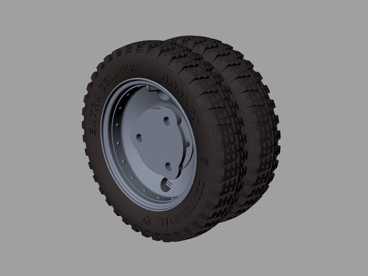 Panzer Art RE35-446 Sd.Kfz 231/232 Road wheels (6 rad) 1/35 – immagine 2