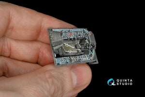 Quinta Studio QD48148 Su-27 3D-Printed &amp;amp; colored Interior on decal paper (for GWH kit) 1/48 – image 4