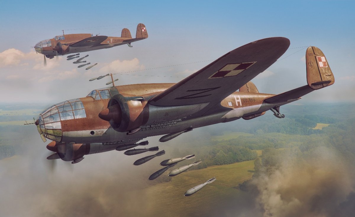 Fly 72042 PZL.37 B Łoś Polish Medium Bomber 1/72 – immagine 2