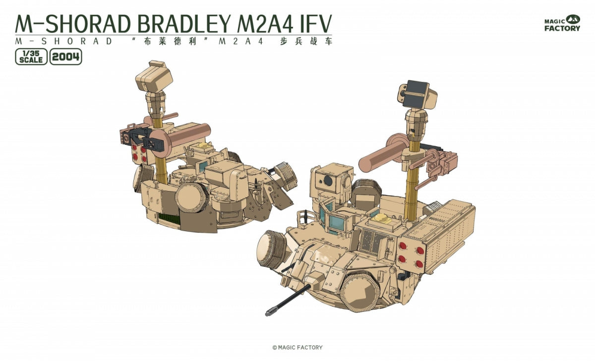 Magic Factory 2004 M-SHORAD Bradley M2A4 IFV 3-in-1 1/35 – Bild 14