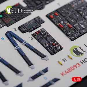 KELIK K48093 CH-47F interior 3D decals for Italeri kit 1/48 – immagine 5
