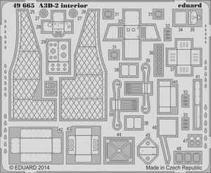 Eduard 49665 A3D-2 interior S. A. TRUMPETER 1/48 – Bild 2