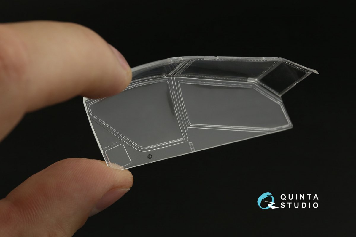 Quinta Studio QDS-48375 AH-64E 3D-Printed &amp;amp; coloured Interior on decal paper (Hasegawa) (Small version) 1/48 – immagine 9