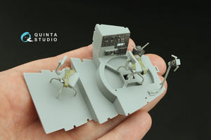 Quinta Studio QD32226 Boeing B-17G Navigator, bombardier, waist and tail gunners compartments. 3D-Printed coloured Interior (HK models) 1/32 – Bild 8