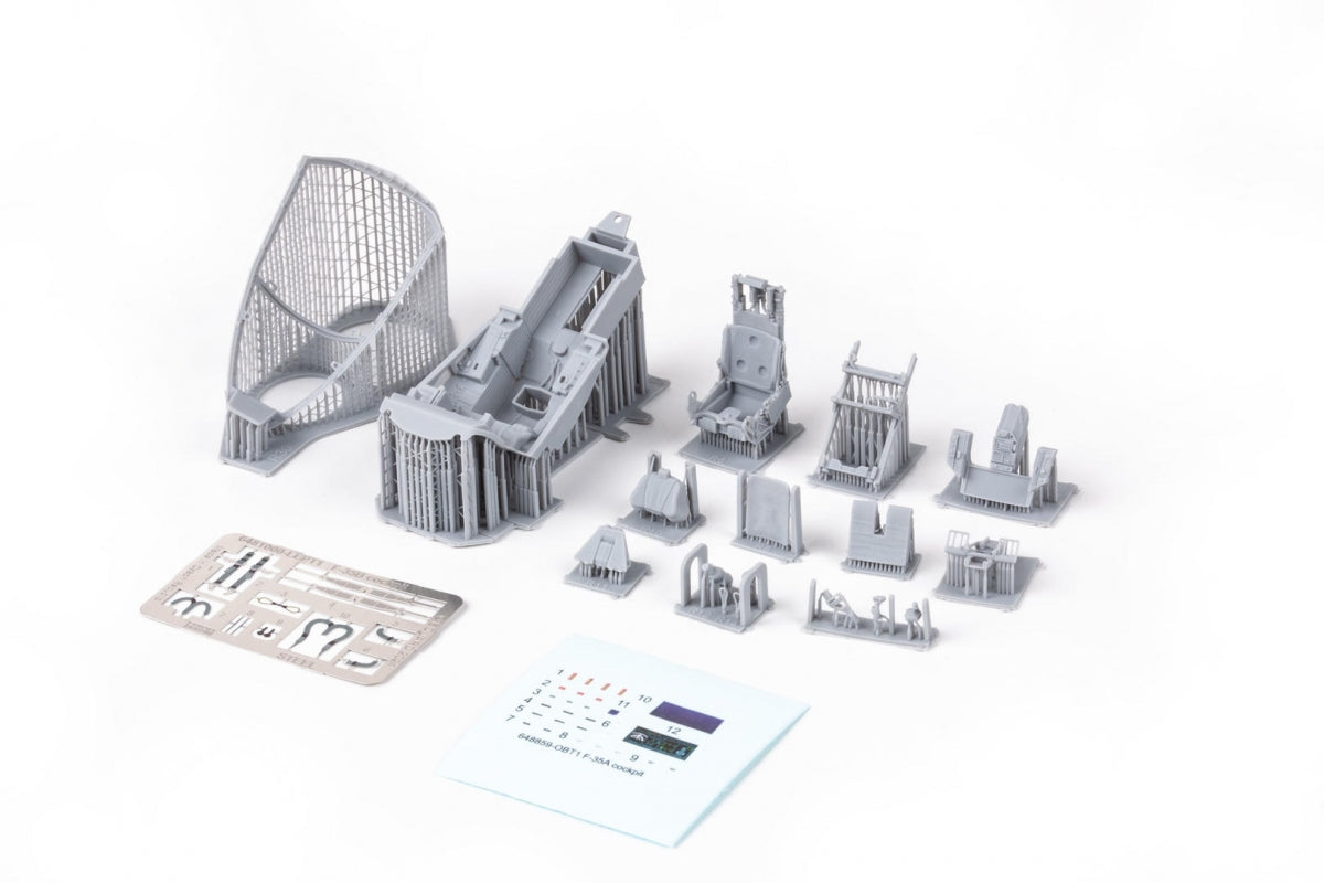 Maquette Eduard 6481000 F-35B cockpit (impression Tamiya 1/48)