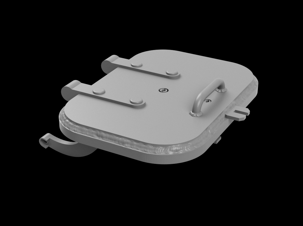 Panzer Art RE35-808 Tiger loader hatch (Initial) 1/35 – immagine 2
