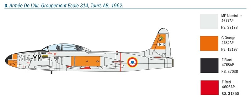 Italeri 1444 T-33A SHOOTING STAR 1/72  – image 11