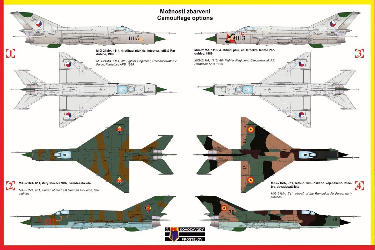 Kozavody Prostejov KPM0097 MiG-21MA 1/72 – image 2