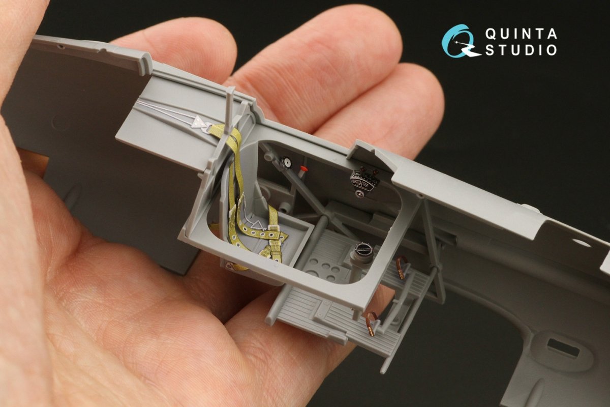 Quinta Studio QD32135 Gloster Gladiator Mk II 3D-Printed &amp;amp; coloured Interior on decal paper (ICM) 1/32 – immagine 4