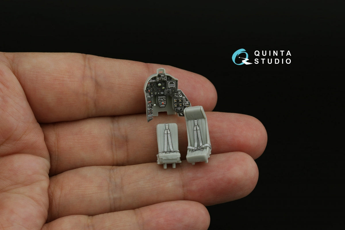 Intérieur imprimé en 3D et coloré sur papier décalcomanie pour Mi-24V OTAN (QD+72185 de Quinta Studio, Hobby Boss/ARK Models) (avec pièces en résine imprimées en 3D) à l&amp;#39;échelle 1/72 – image 11