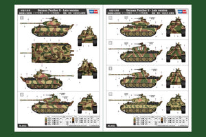 Hobby Boss 84552 German Panther G tank - late type 1/35 – immagine 3