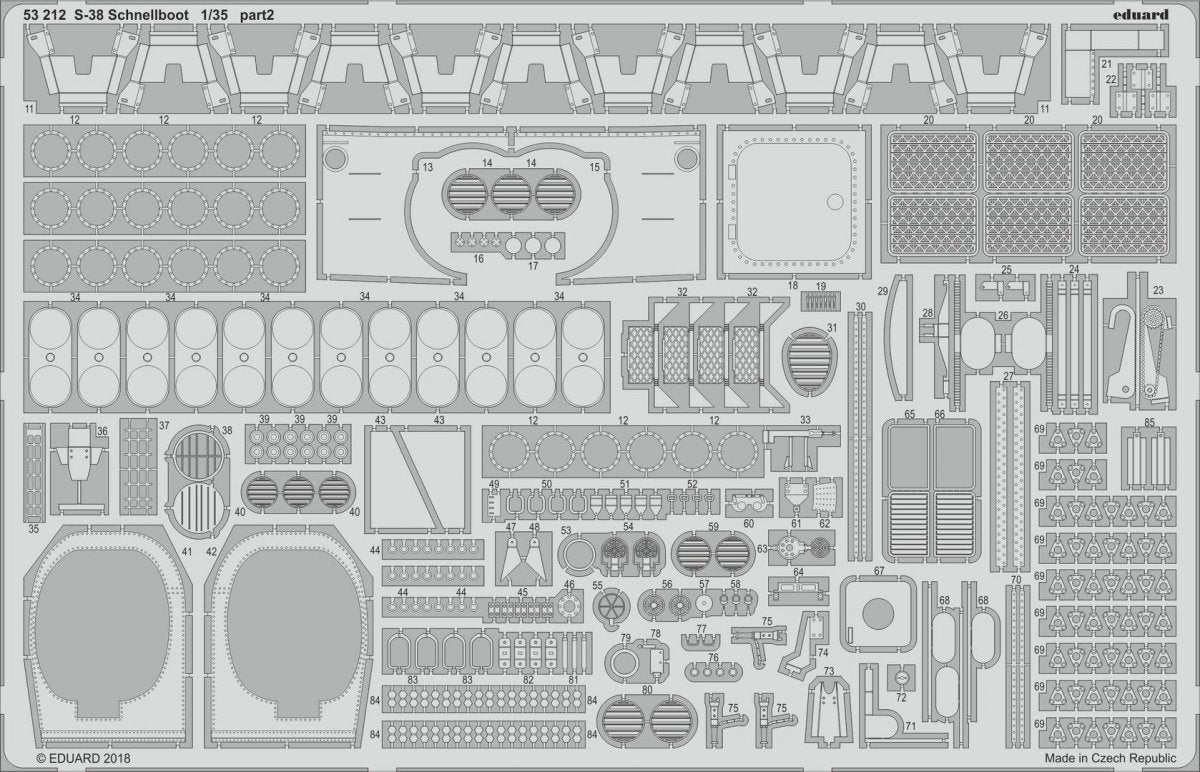 Eduard 53212 S-38 Schnellboot ITALERI 1/35 – image 2