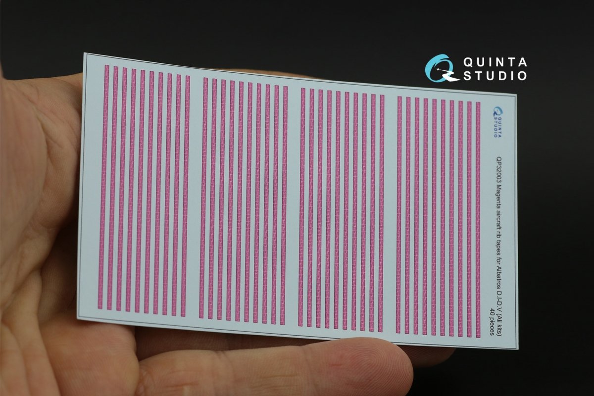 Quinta Studio QP32003 Magenta rib tapes Albatros D.I-D.V (All kits) 1/32 – immagine 8