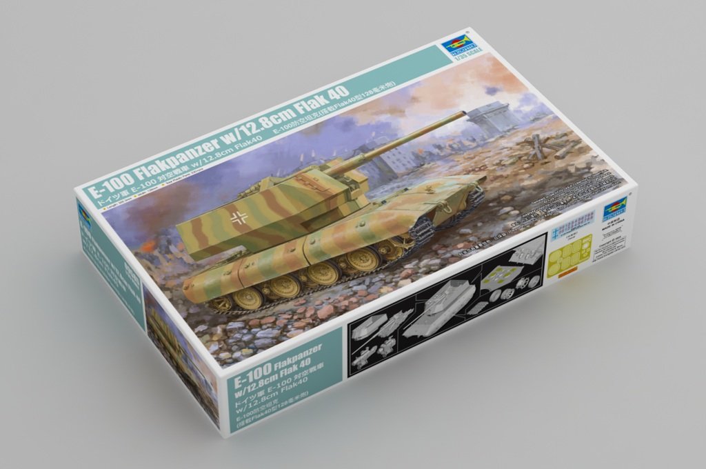 Trumpeter 09585 E-100 Flakpanzer w/12.8cm Flak 40 1/35 – Bild 2