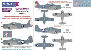 Montex K48262 F4F-4 WILDCAT 1/48