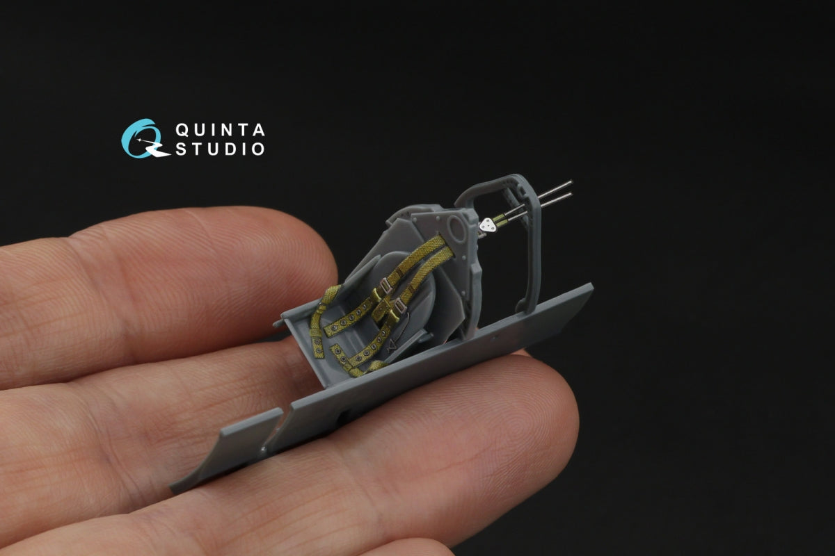 Quinta Studio QR+48102 British Fighter seatbelts (pre-war/early WWII) (with metal buckles) (All kits) 1/48 – imagen 6