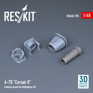 RESKIT RSU48-0296 A-7D &amp;quot;CORSAIR II&amp;quot; EXHAUST NOZZLE FOR HOBBYBOSS KIT 1/48 – immagine 3
