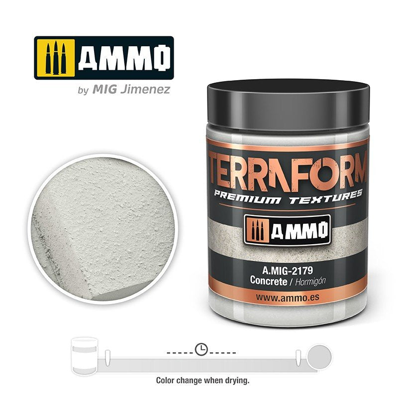 Munitions pour Mig 2179 TERRAFORM Béton 100 ml