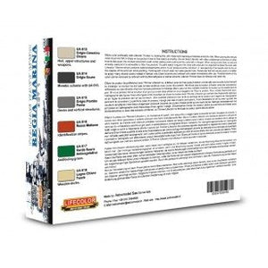 Lifecolor CS15 Acrylic paint set Italian Ships Set 1 6x22ml – imagen 2