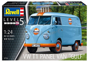 Revell 07726 VW T1 Panel Van - Gulf Decoration 1/24 – immagine 2