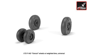 Armory Models AW72332 F-14D Tomcat late type wheels w/ weighted tires 1/72 – immagine 4