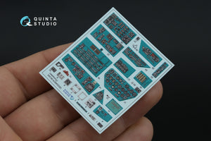 Quinta Studio QDS-48570 Mi-24A 3D-Printed &amp;amp; coloured Interior on decal paper (Trumpeter) (small version) 1/48 – Bild 4