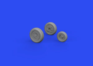 Eduard 648707 F-16 wheels early AMIYA 1/48 – imagen 2