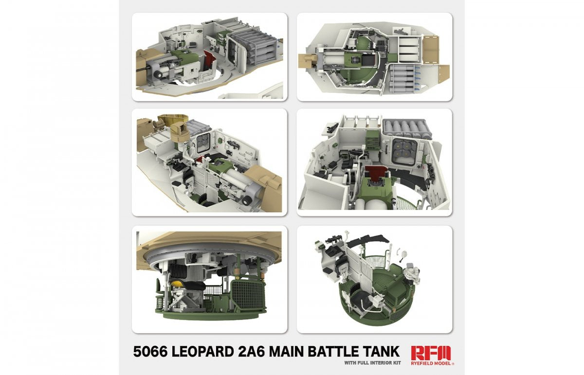 Rye Field Model 5066 Leopard 2 A6 - FULL INITERIOR 1/35 – Bild 3