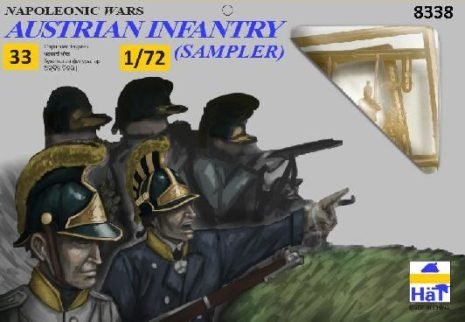 Chapeau 8338 Échantillon d'infanterie autrichienne napoléonienne 1/72 