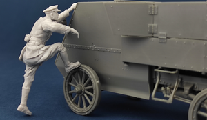 Copper State Models F35-031 Canadian Motor MG Brigade Crewman getting in 1/35 – zdjęcie 2