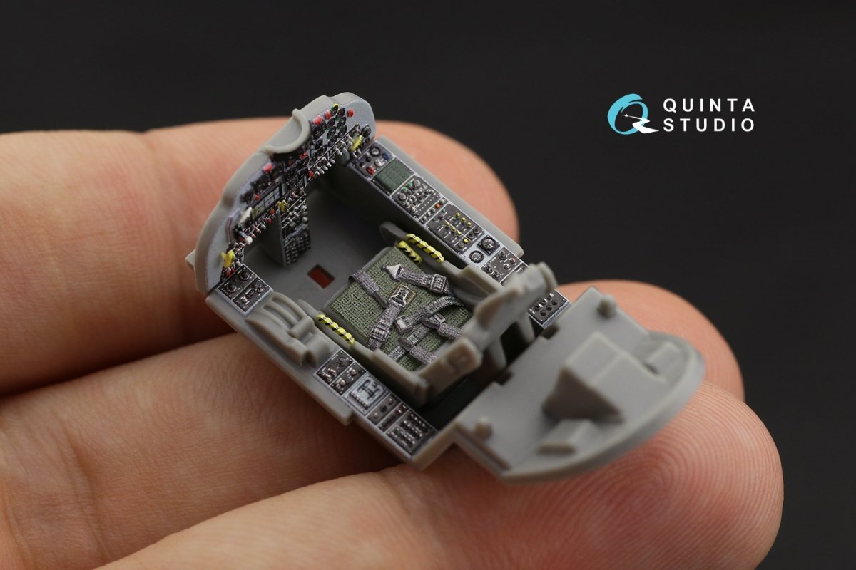 Quinta Studio QD48232 NF-5A 3D-Printed &amp;amp; coloured Interior on decal paper (Kinetic) 1/48 – Bild 4