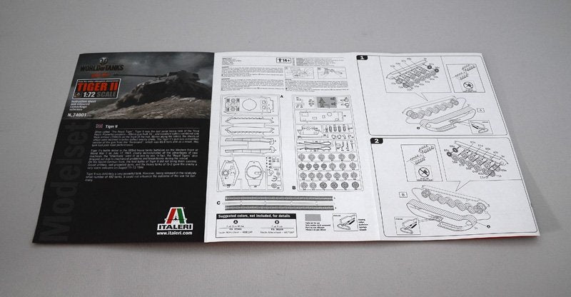 Italeri 74001 TIGER II - WoT- MODEL SET 1/72 – Bild 5