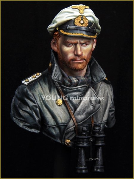 Young Miniatures YM1847 U-BOAT COMMANDER WWII 1/10 – immagine 7