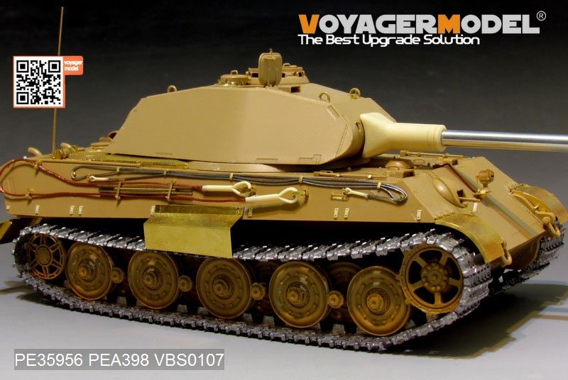 Voyager Model PE35956 WWII German King Tiger (Porsche Turret) For MENG TS-037 1/35 – Bild 11