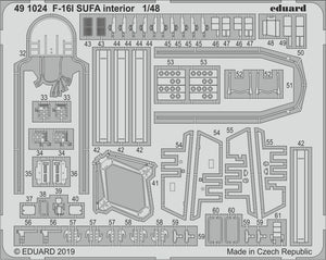 Eduard 491024 F-16I SUFA interior 1/48 HASEGAWA – image 2